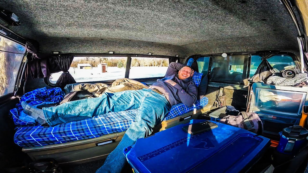 Snow Camping - Cops & Closed Campgrounds