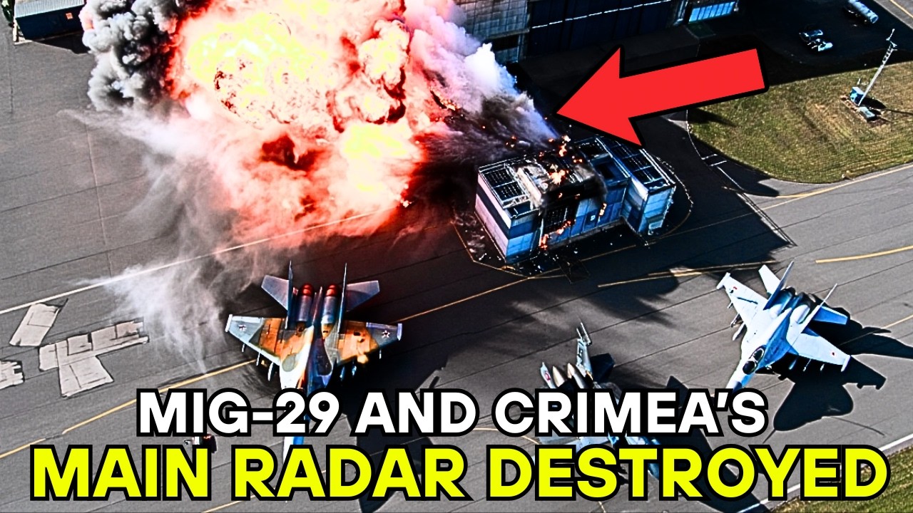Incredible Attack on Crimea: How Ukraine Destroyed a Russian MiG-29 in Minutes!