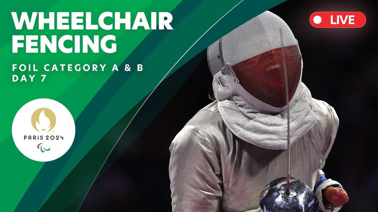 Wheelchair Fencing - Women's & Men's Foil Category A & B | Day 7 | Paris 2024 Paralympics