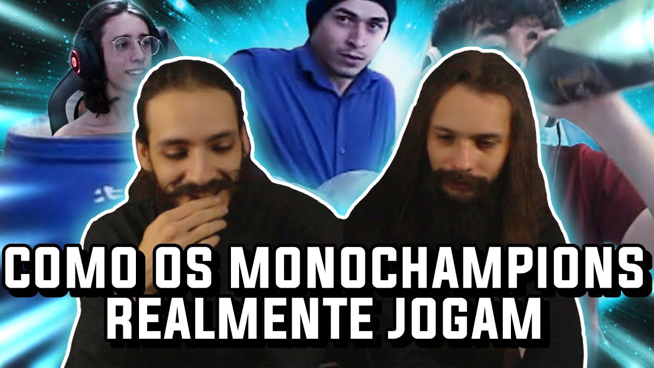 REAGINDO A COMO OS MONOCHAMPIONS REALMENTE JOGAM LEAGUE OF LEGENDS - OS CARAS SÃO MUITO BONS!!!
