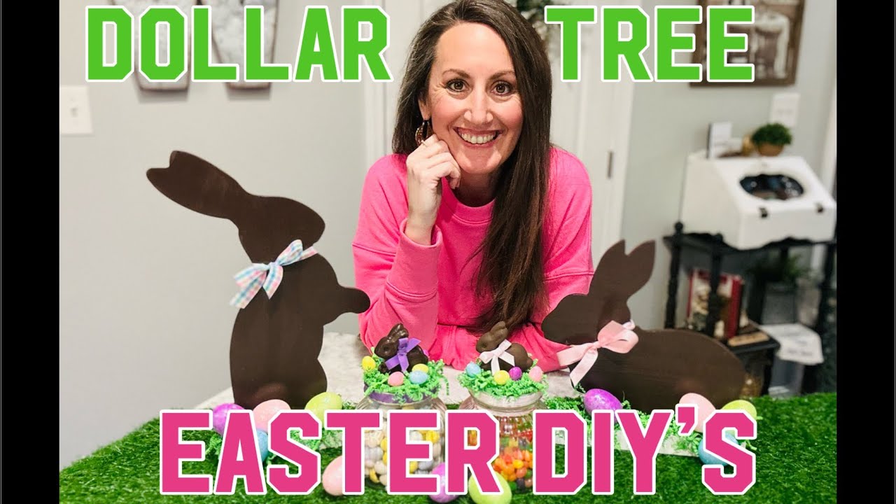 EASTER DIY’S 💜 Easy Dollar Tree Easter DIY’s