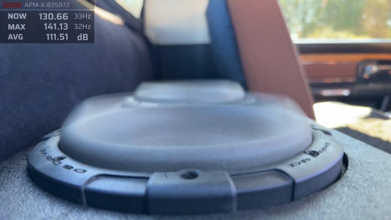 @DBDriveCarAudio WDX G5 8” (старая версия)….6-летняя производительность…141 дБ при 32 Гц, музыкал...