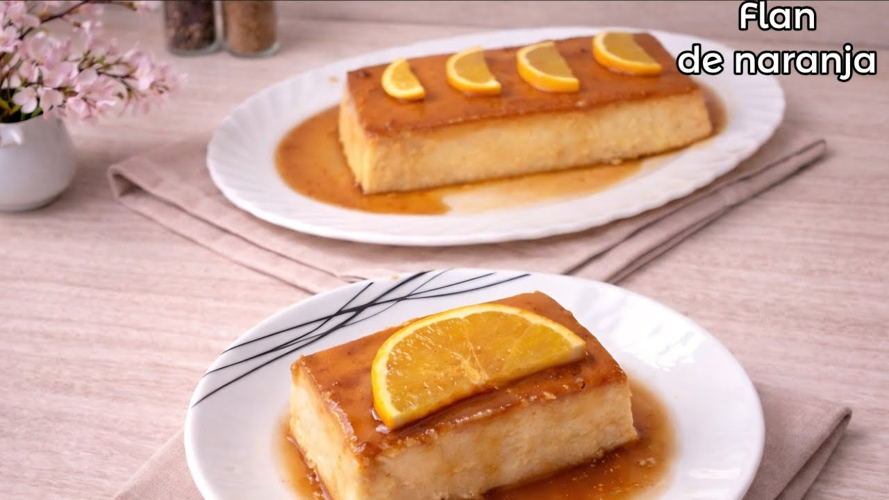 Un flan diferente que repetirás 🍊