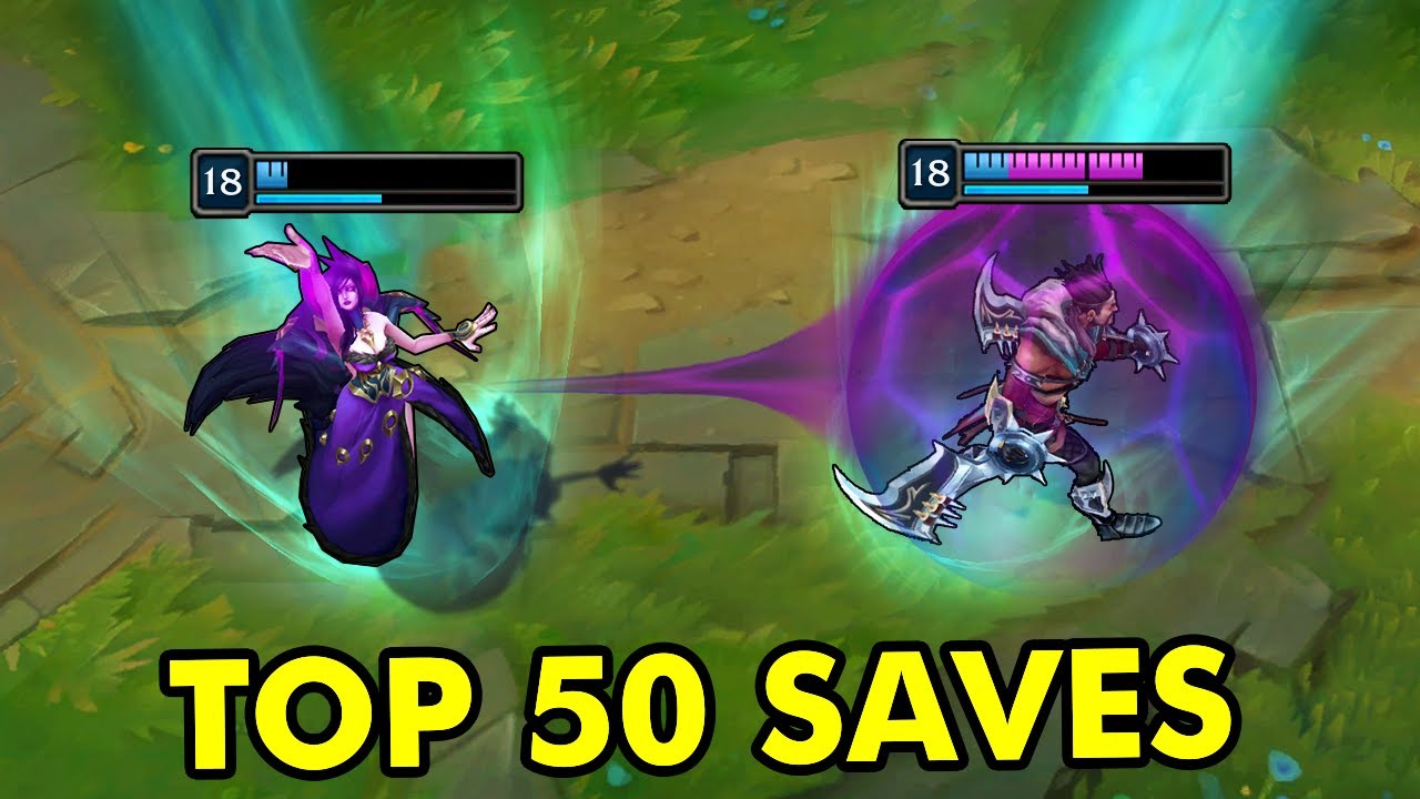 TOP 50 MEMORABLE SAVES EVER IN LEAGUE OF LEGENDS!