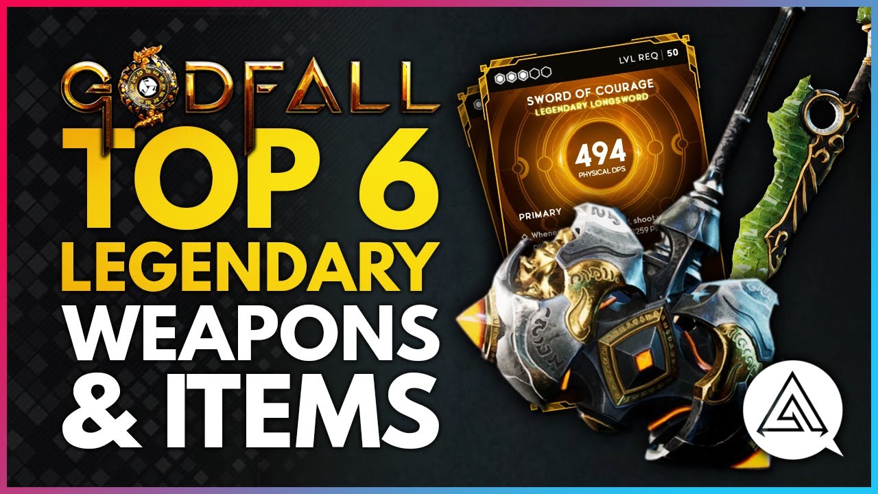GODFALL | Top 6 Legendary Weapons & Items You Need to Check Out