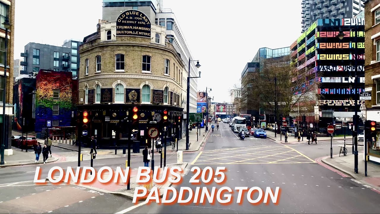 London Bus Rides 🇬🇧 Route 205 🚍 Paddington Station To Liverpool Street Station