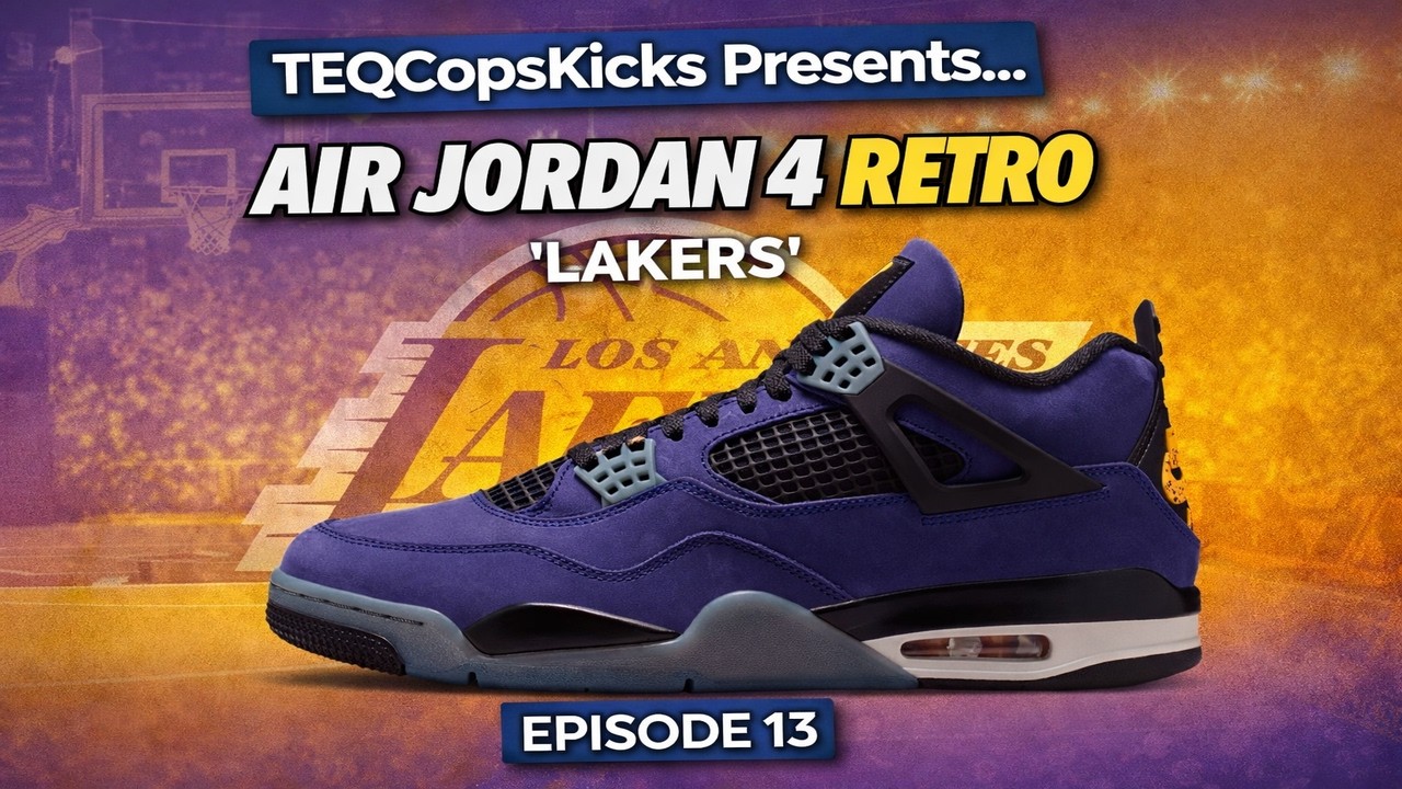 Air Jordan 4 “Lakeshow” Review (2026) | Imperial Purple & Gold | TEQCopsKicks Episode 13