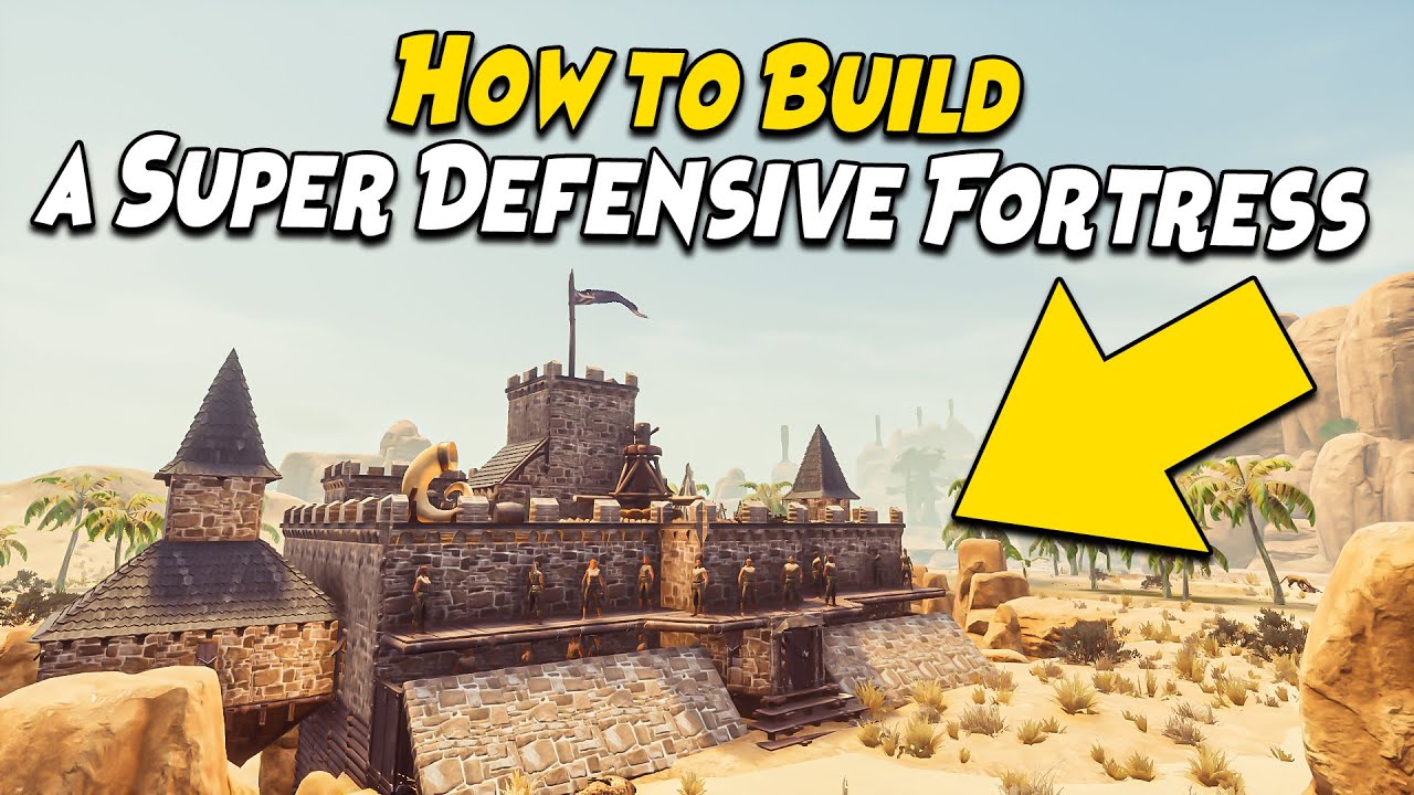 How to Build a Super Defensive Fortress | CONAN EXILES