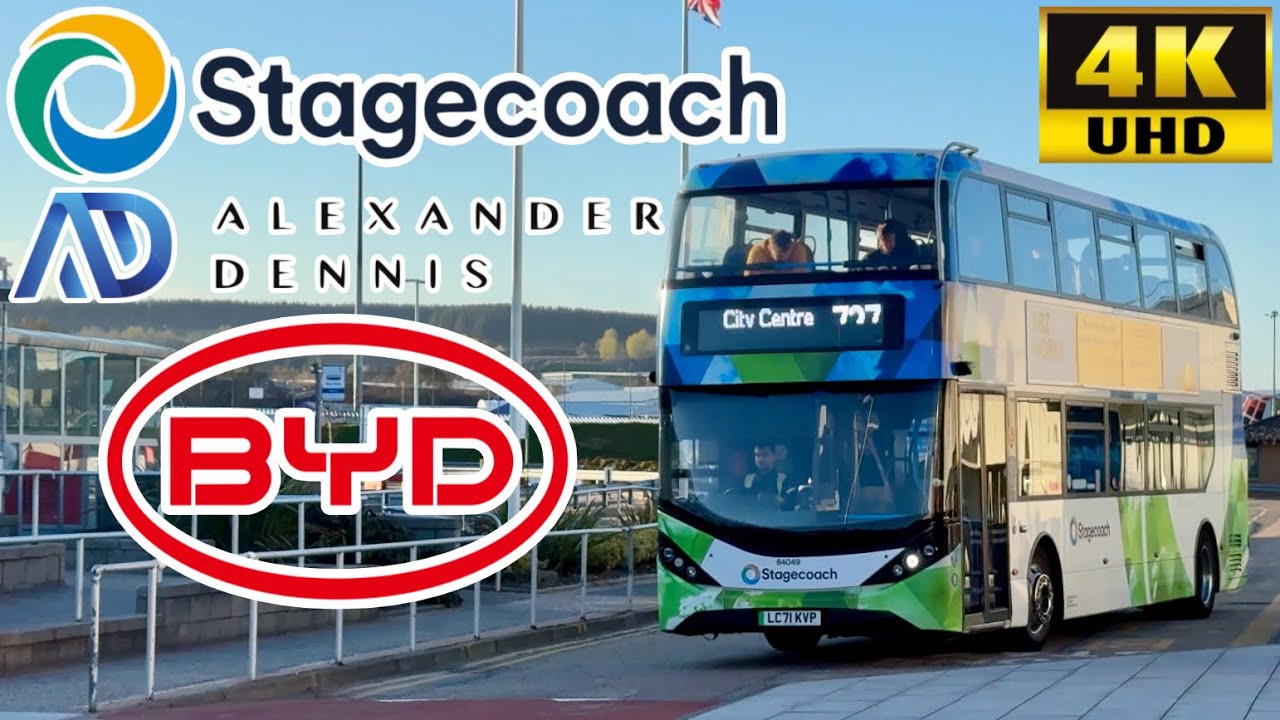 [Stagecoach Highlands Bluebird: 727 CityCentre to Aberdeen Airport, Kittybrewster] Enviro400City BYD
