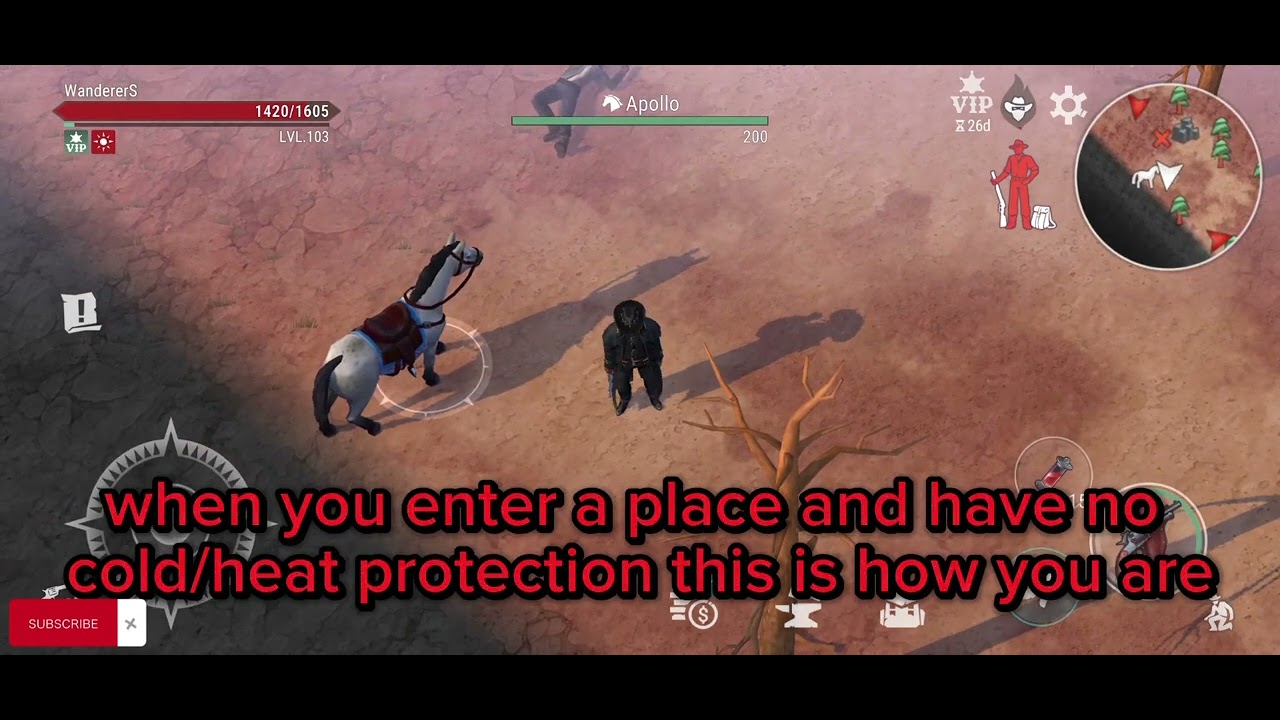 Westland Survival:  cold/heat protection, how to withstand the elements and how much is needed