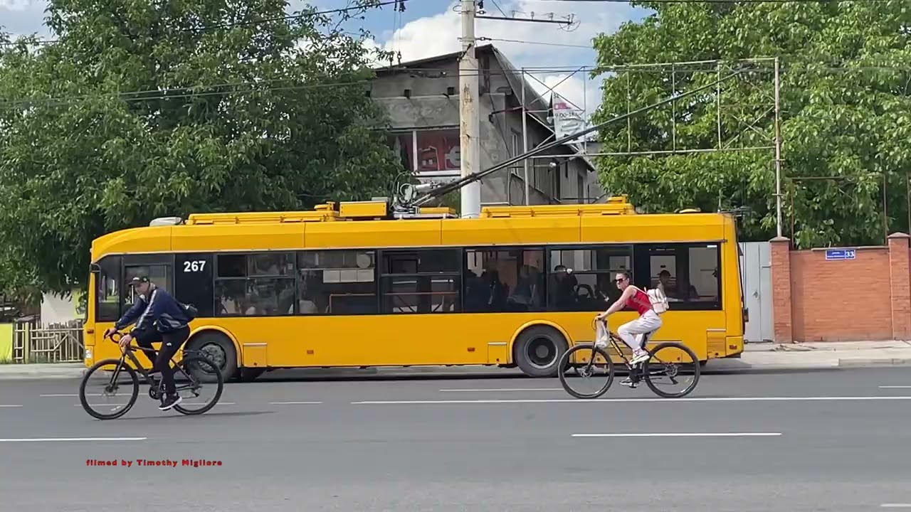 ☭ ☭ Trolleybuses in the Country that Doesn't Exist (Tiraspol, Transnistria) Тираспольский троллейбус