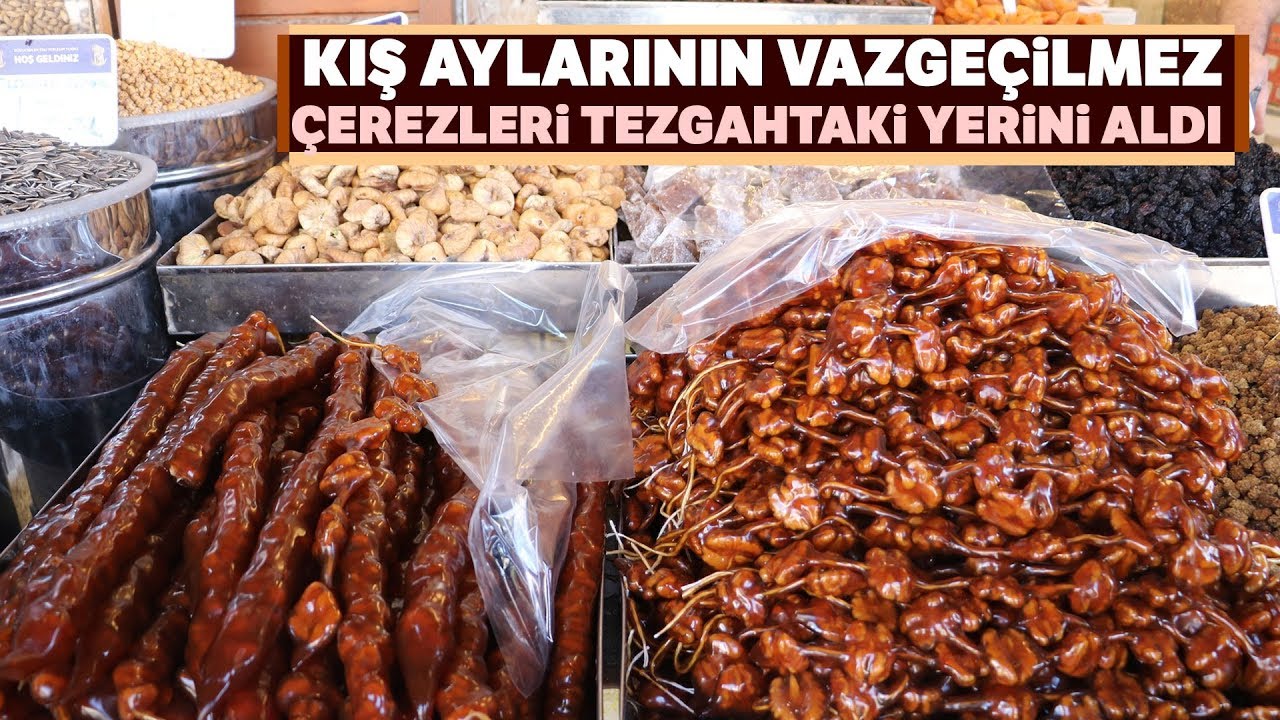 Şanlıurfa’da Kışlık Kuruyemişler Görücüye Çıktı
