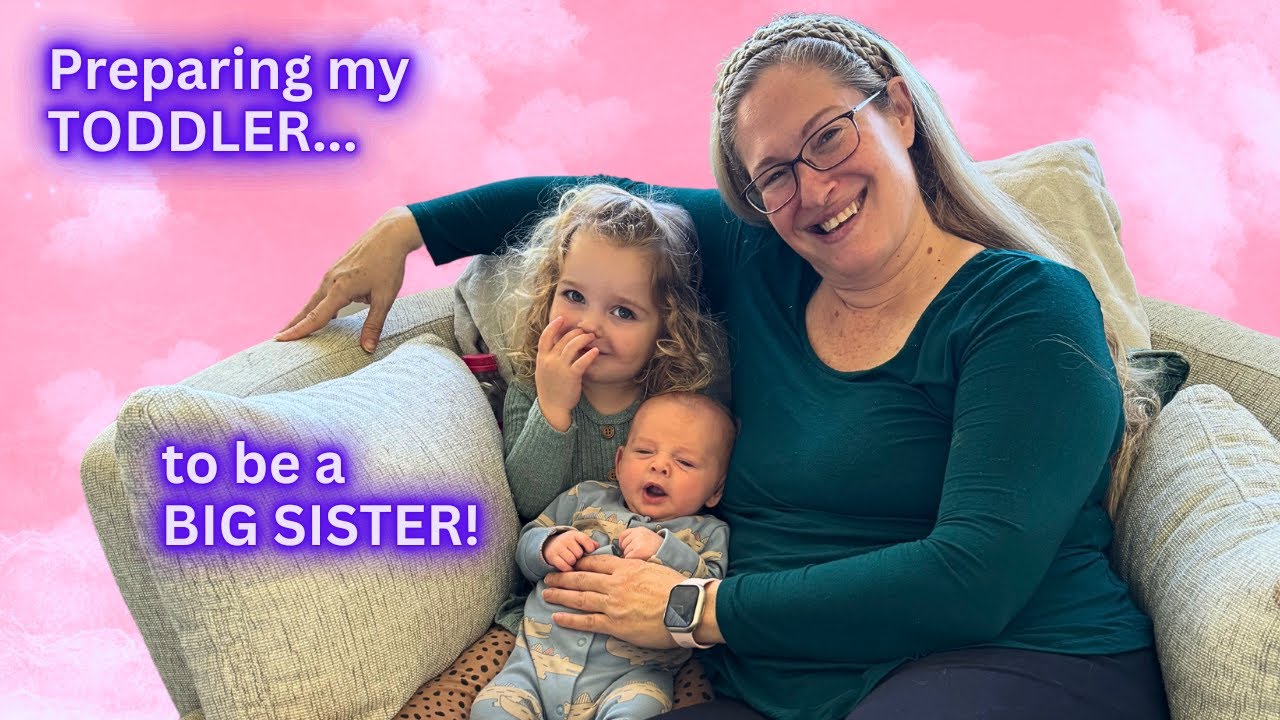 How I Prepared My Toddler For The New Baby & Becoming A Big Sister 👧 (The 10 Things I Did!)