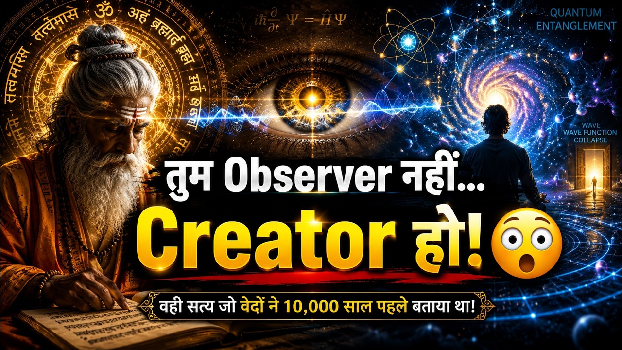 “चेतना का QUANTUM LEAP: वही सत्य जो वेदों ने 10,000 साल पहले बताया था!”
