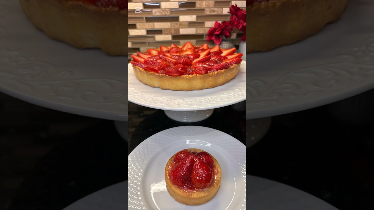Strawberry Pie 🍓/ Tarte aux fraises 🍓 