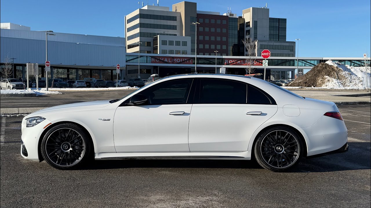 MANUFAKTUR Mercedes AMG S63 E Performance Matte White - Walk-around + Revs in 4k