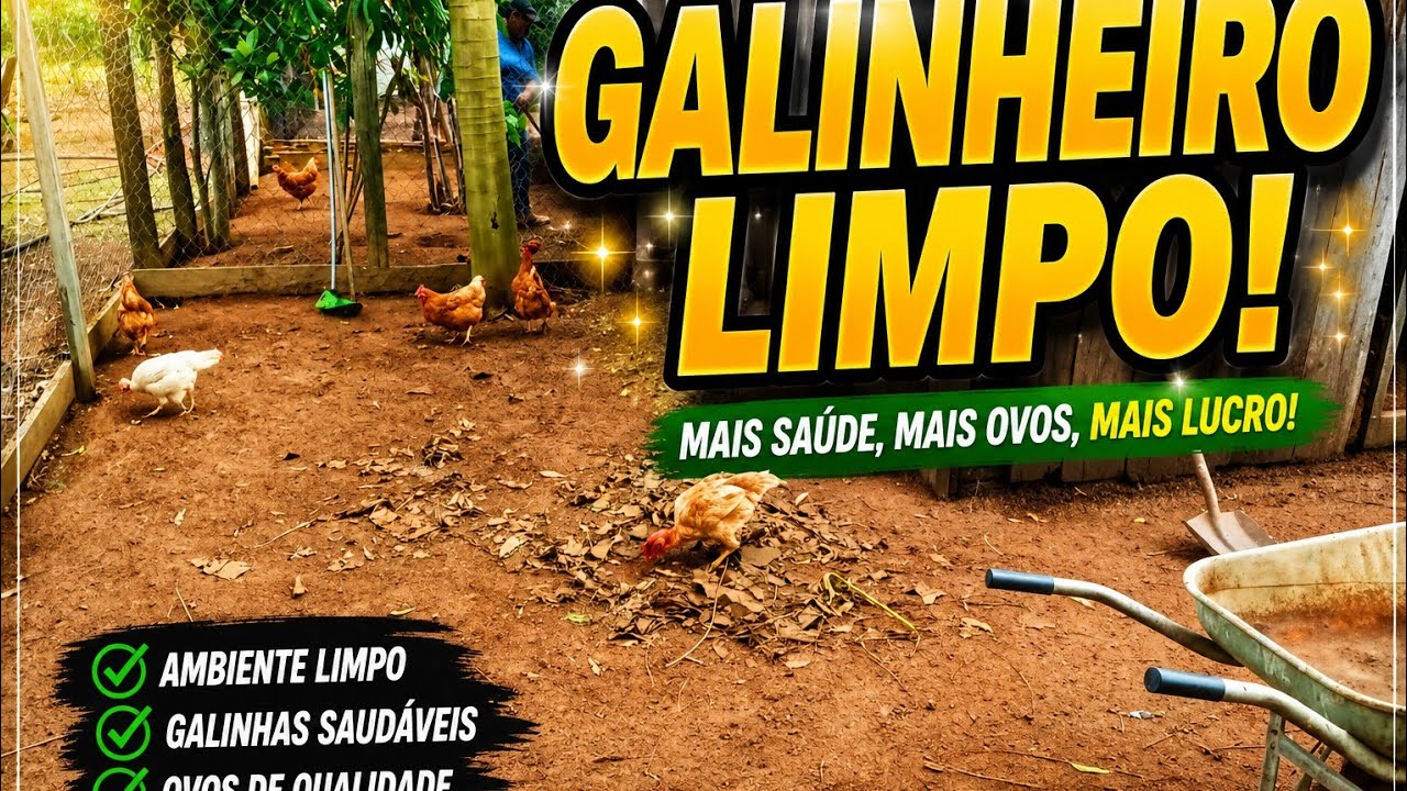 VLOG/FAXINA PESADA,DEIXEI O GALINHEIRO BRILHANSO!