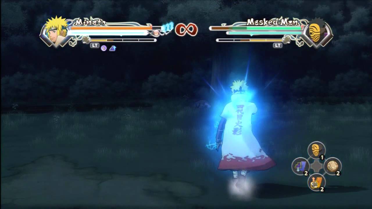 Naruto Storm Generations - Minato VS Masked Man