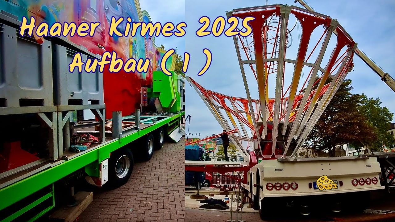 Haaner Kirmes 2025 Aufbau+Rundgang🎢News zur größten Kirmes im Bergischen Land-Haaner Kirmes