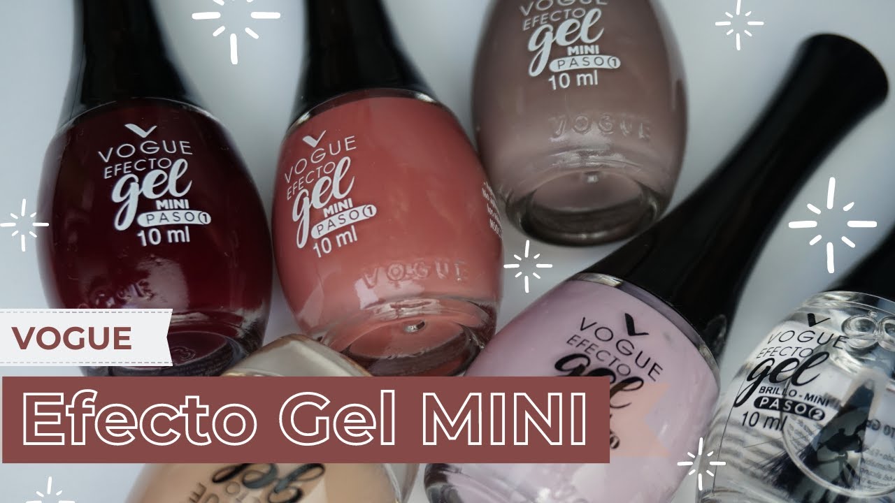 ESMALTES EFECTO GEL MINI/ Vogue Cosméticos