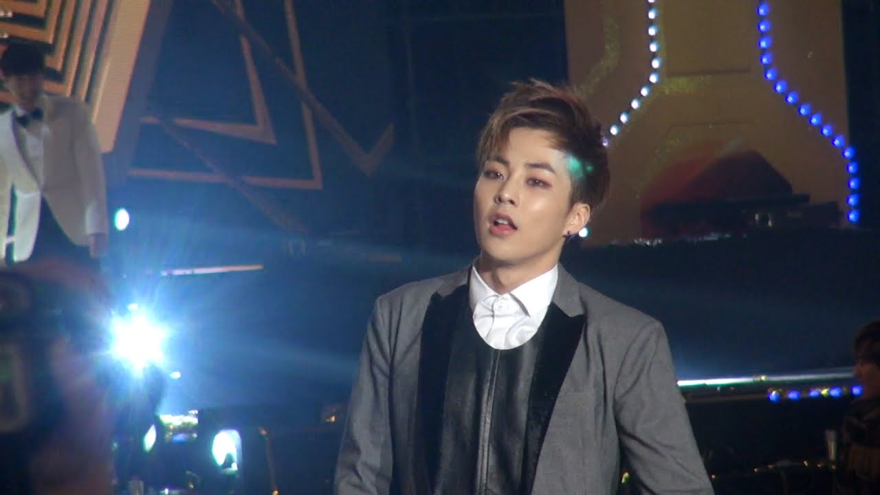 150122 하이원 서울가요대상 시우민. Encore Lucky XIUMIN