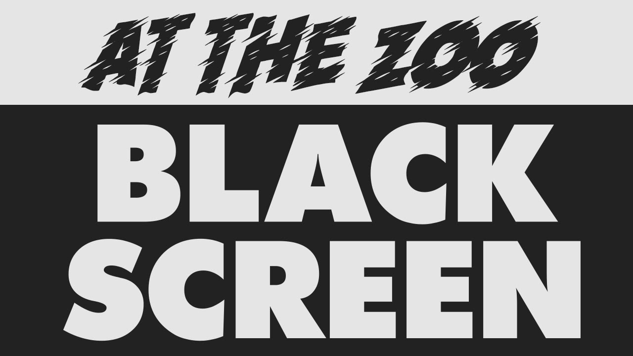 Zoo Sounds Black Screen | Animal Sounds, Nature Sounds, Natures Music, Natures White Noise,