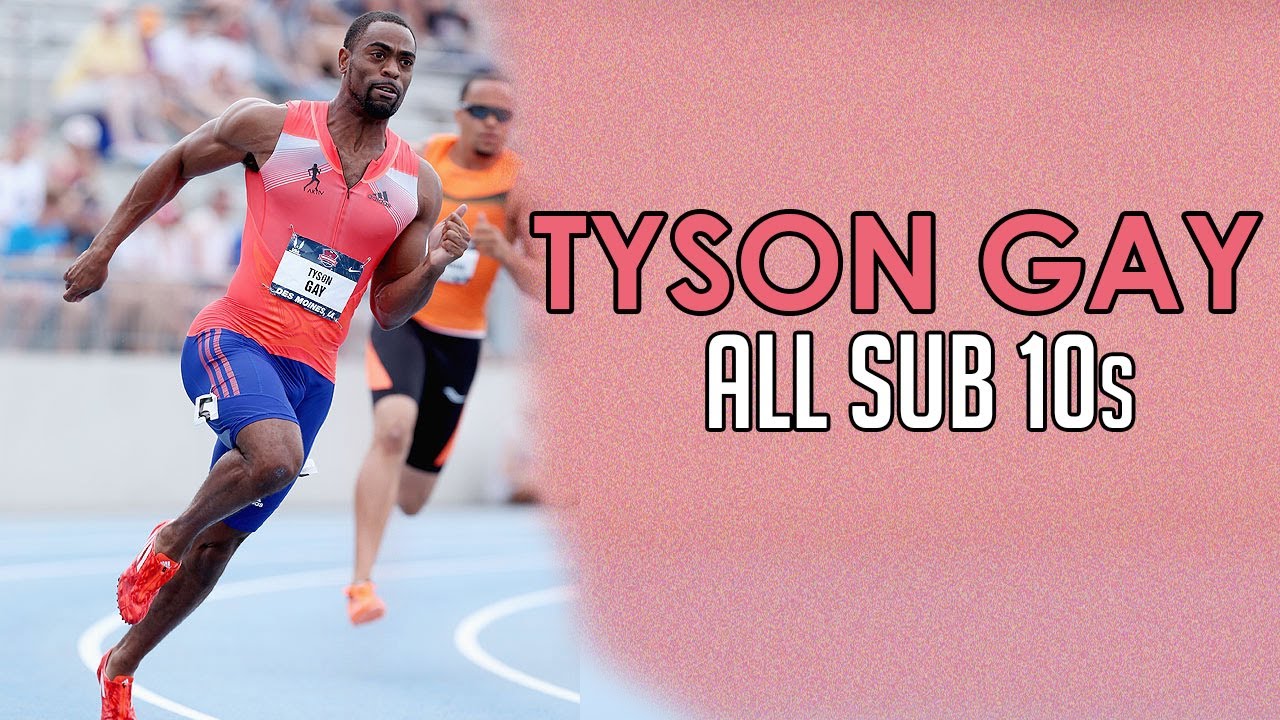 Tyson Gay - All Sub 10 second Races in Career