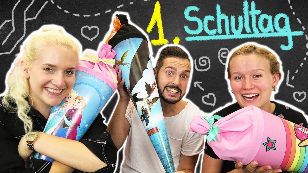 GESCHENKE ZUM 1. SCHULTAG - Was ist in KAAN NINA & KATHIS Schultüte zur Einschulung? Back to School
