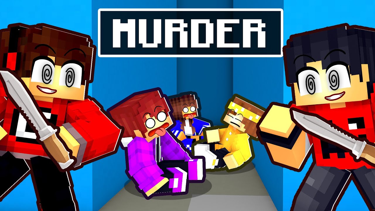 2 CAÇADORES no MURDER no Minecraft