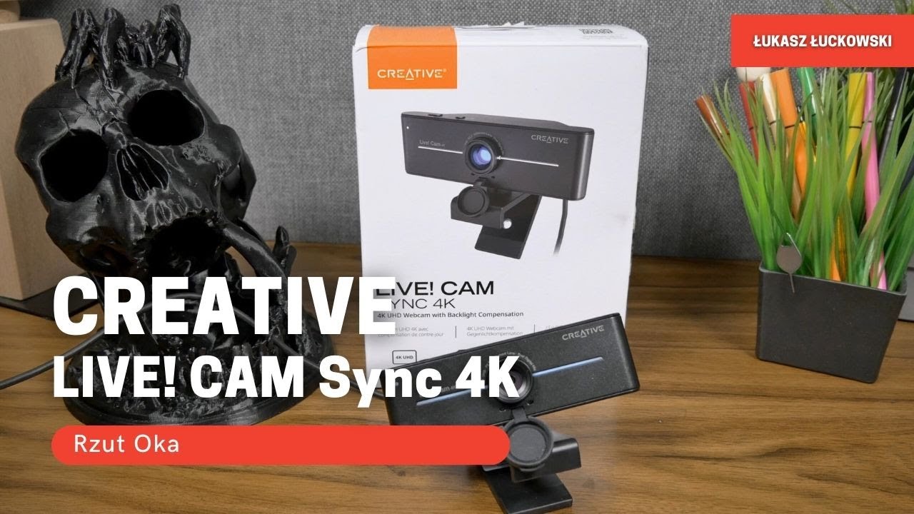 Kamera CREATIVE LIVE! CAM Sync 4K Rzut Oka