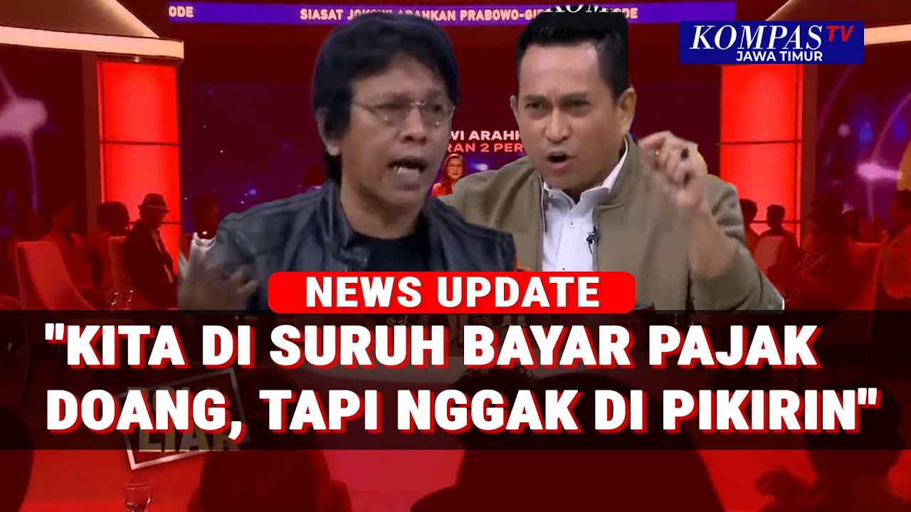 Panas!  Adian PDIP vs Bara JP Soal Arahan Jokowi Dukung Prabowo-Gibran 2 Periode