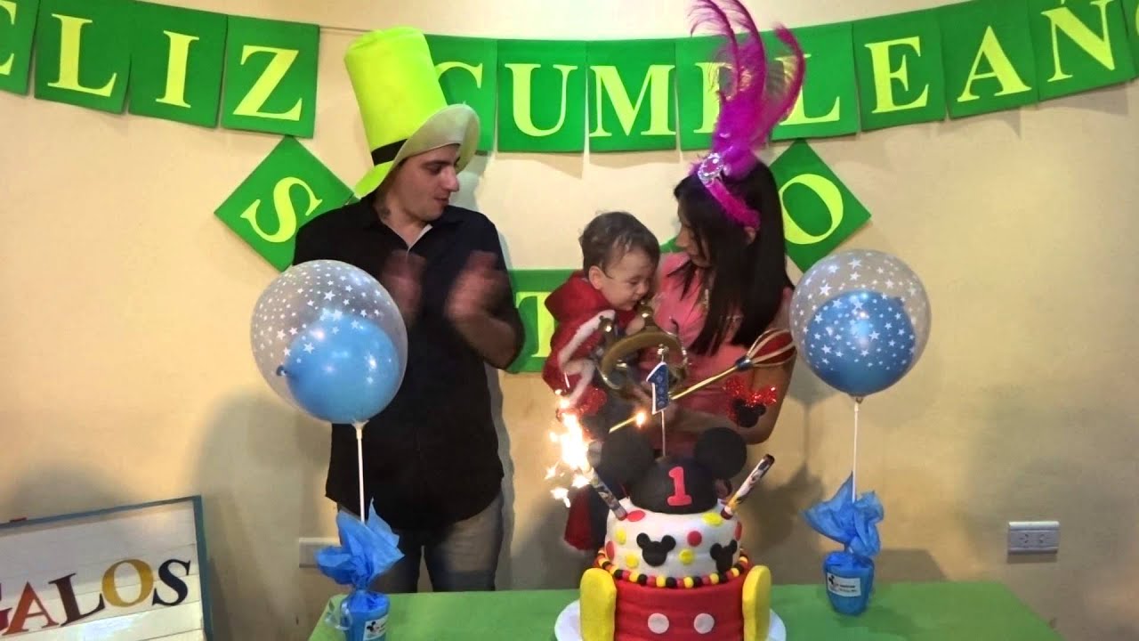 Salón Evaristo´s; Cumple 1 de Santino: Ceremonia de la torta