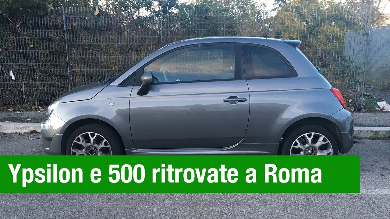 Roma, ritrovati 3 veicoli rubati Fiat/Lancia (500 e Ypsilon) in zona Prenestina / Tuscolana.