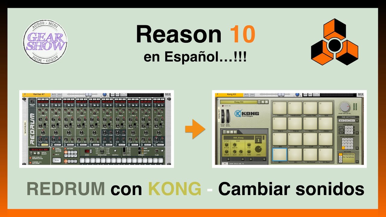 REASON 10 en ESPAÑOL (Tip #3) - REDRUM Y KONG