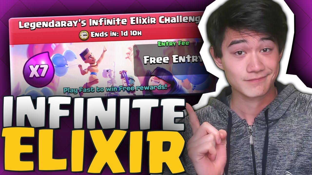 Dominating My Infinite Elixir Challenge || Best Infinite Elixir Decks!