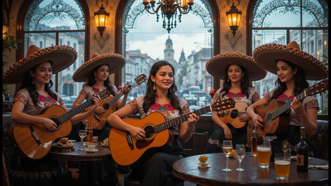 Mariachi de Mujeres en Vivo 🎶 Música Mexicana Alegre con Guitarras Tradicionales |Ambiente de Fiesta