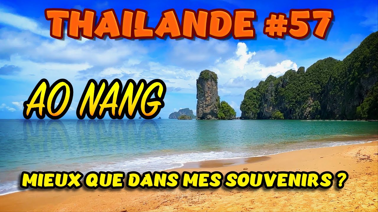 AO NANG : MIEUX QUE DANS MES SOUVENIRS ? 🤔 #thailande #thaïlande #aonang