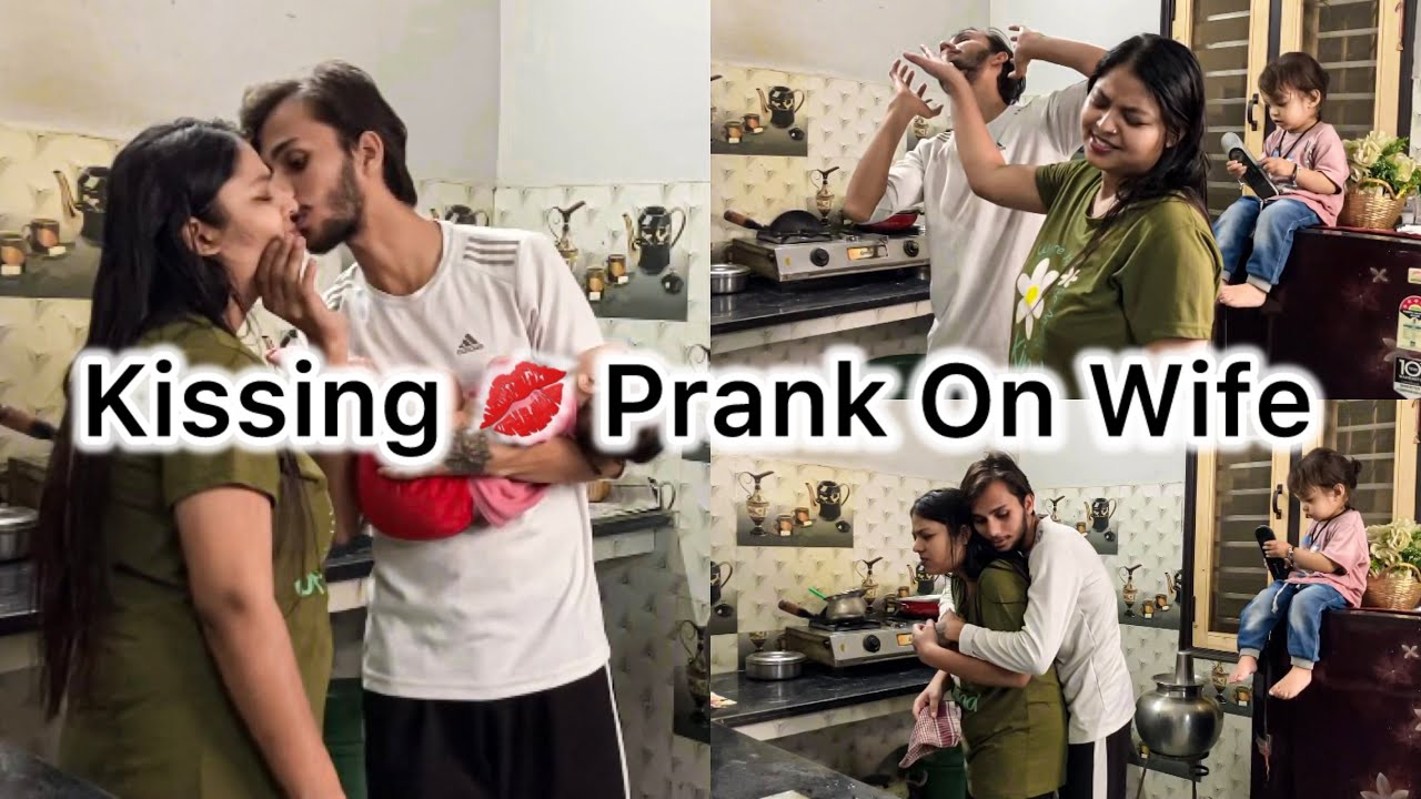 Kissing😘💋 prank on wife Gone Extremely Wrong😱 || @sahil_kalyan22 ||