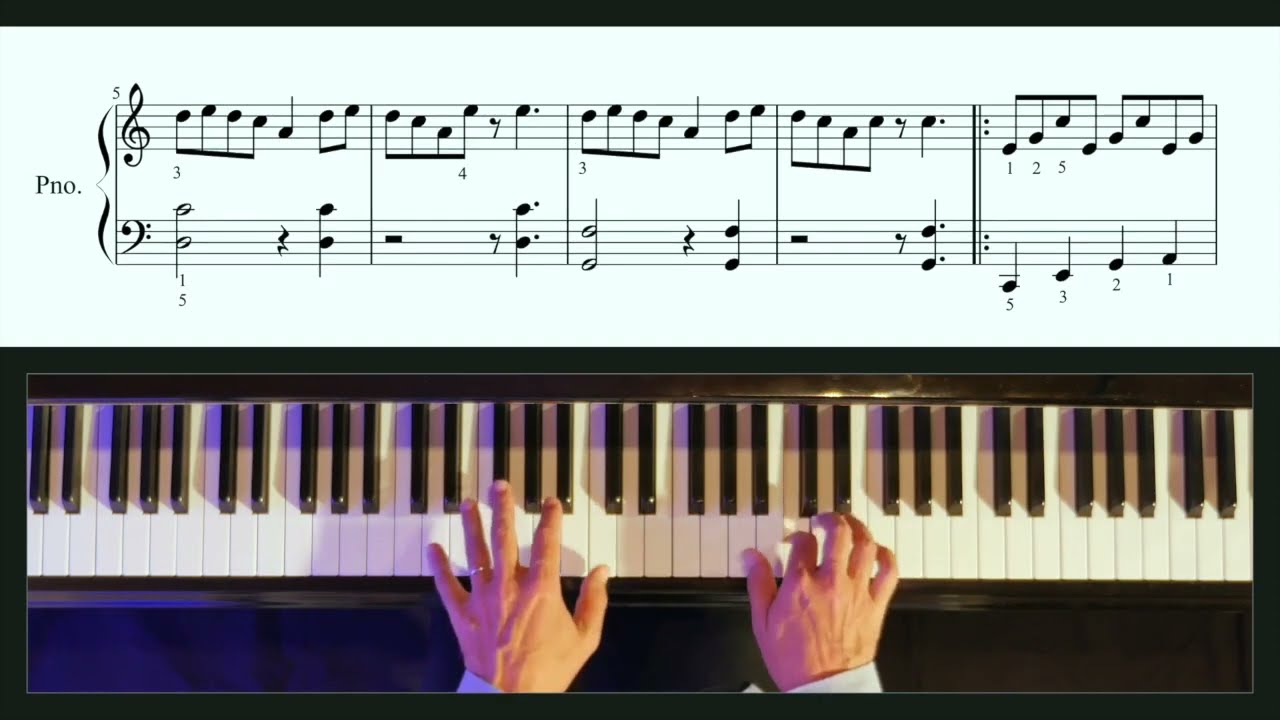 In the mood version piano - Part 1