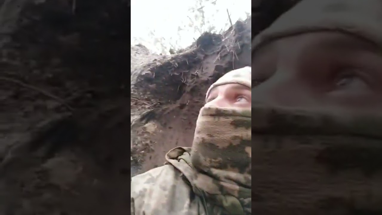Russian Shelling Lands Extremely Close To Ukrainian Troop