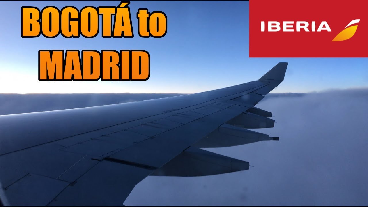 Trans-Atlantic in IBERIA! BOGOTA - MADRID | FLIGHT REPORT | AIRBUS A340-642 (#45)