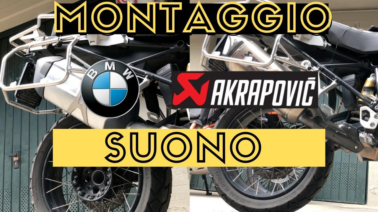 SUB-ENG: Installazione e Sound Akrapovic per GS 1200 ADV LC - Installation and sound for