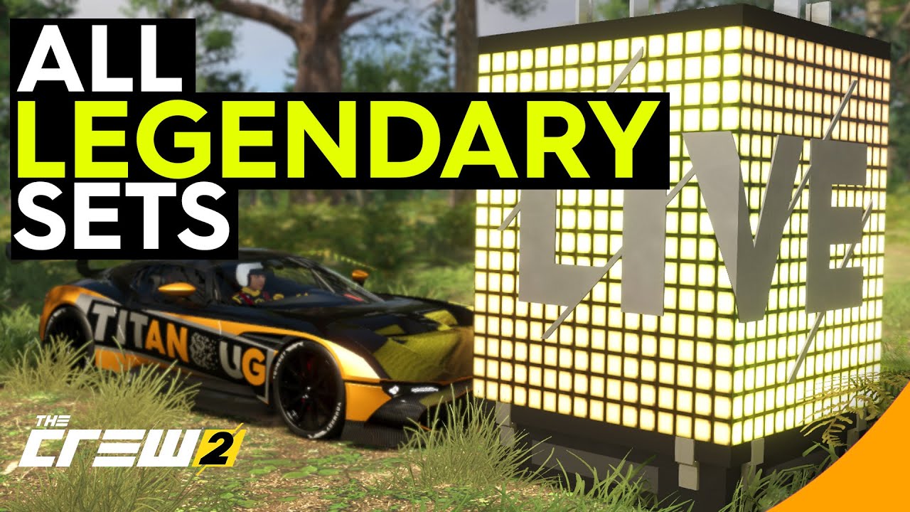 The Crew 2 | All legendary (YELLOW!!) sets | What they do | Tips