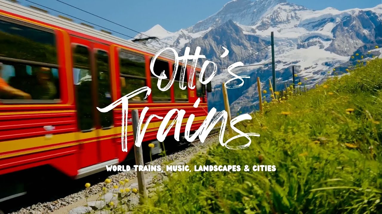 World Trains Clips (1080p + 1 hour) landscapes, cities and Live Jam Session background music by Otto