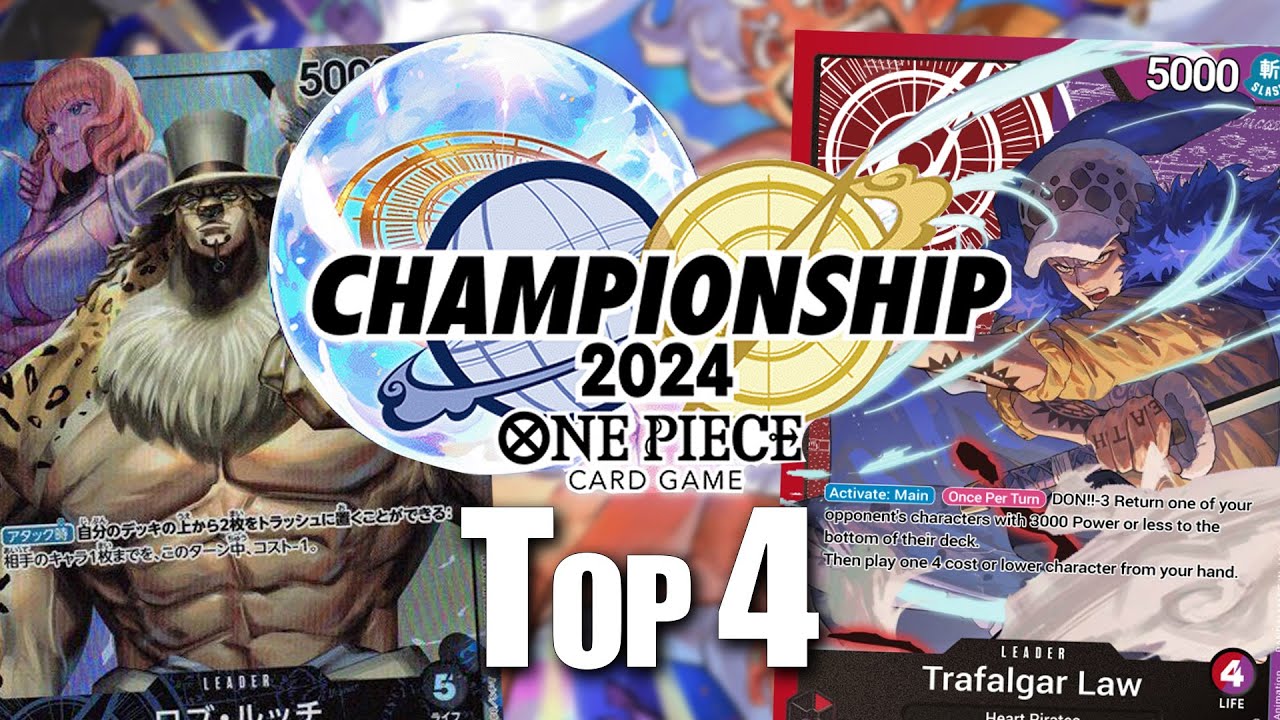 [OP08] Fukuoka CS Top 4 - OP07 Rob Lucci vs. ST10 Trafalgar Law
