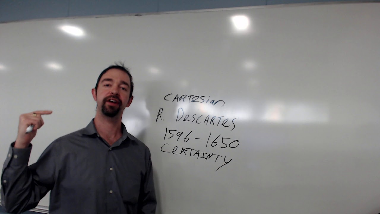 Philosophical Inquiry (S20): Lecture 7 - Descartes