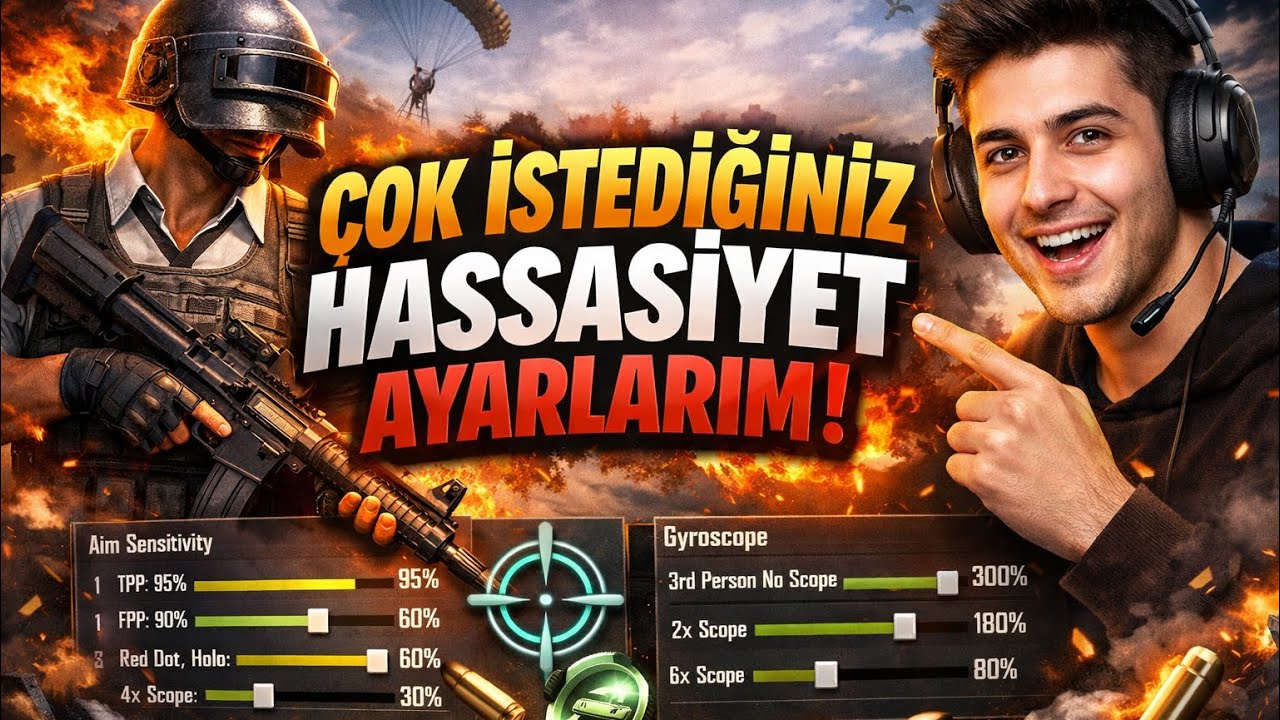 ÇOK İSTEDİĞİNİZ HASSASİYET AYARLARIM #shorts #pubgmobile #youtubeshorts #ytshorts #shortvideo 