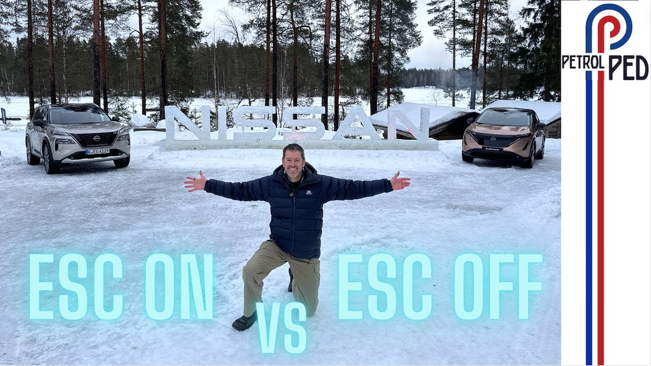 Ледовый дрифтинг на Nissan e4ORCE в Финляндии дал удивительные результаты! | 4K