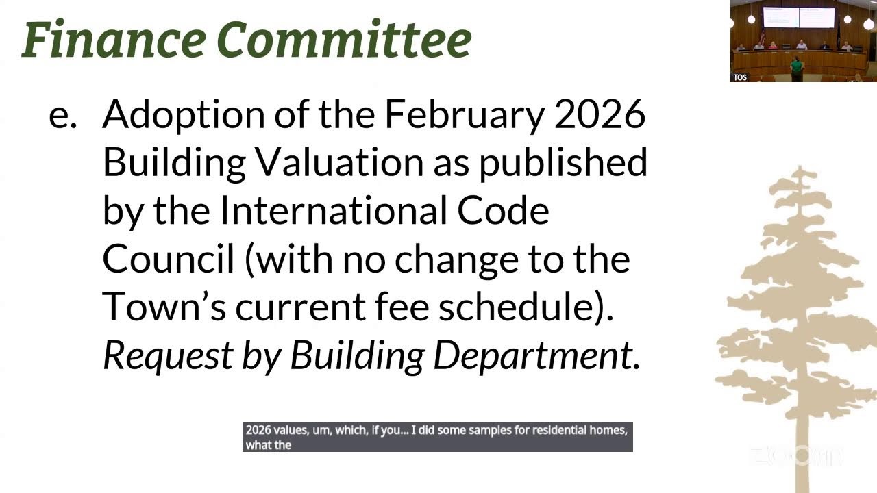 Standing Committees Meeting  March 09, 2026  5:30pm