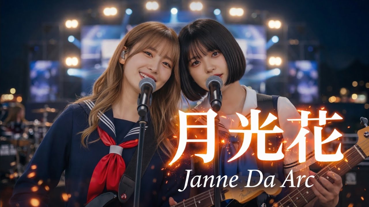女子高生バンドが月光花を歌う【Janne Da Arc】